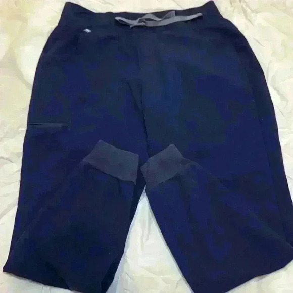 FIGS NAVY BLUE JOGGERS SCRUB PANTS - Picture 1 of 3